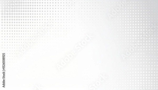Obraz Dotted abstract vector illustration on white background evokes modern feel