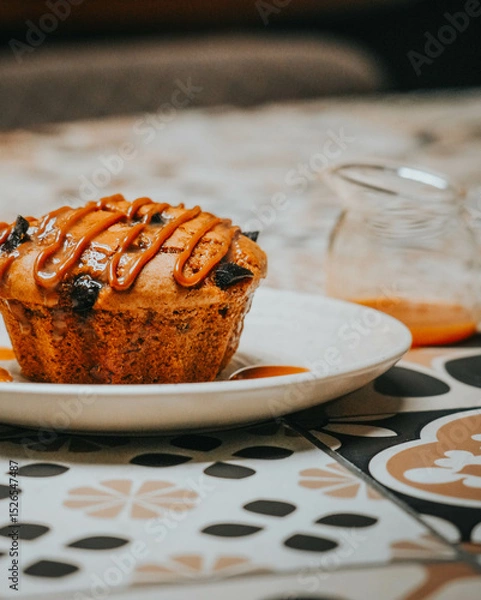 Obraz chocolate chip muffin