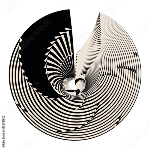 Obraz Основные RGB op art creative dynamic pattern, abstract modern background, vector design element