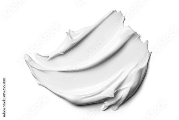 Obraz White cosmetic cream Isolated on White Background