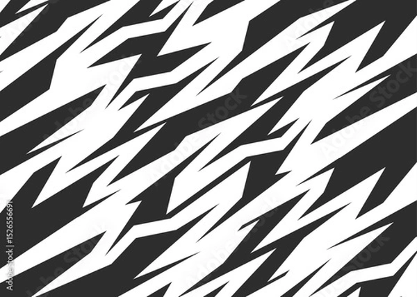 Obraz Abstract background with seamless sharp and slash line pattern. Raw scratch pattern