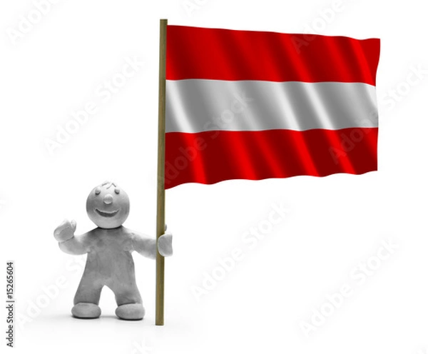 Obraz Österreich Flagge