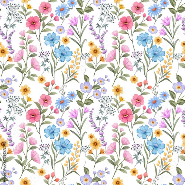 Fototapeta Flowers pattern1513