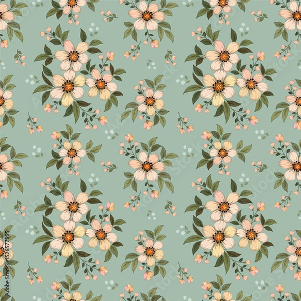 Fototapeta Flowers pattern1520