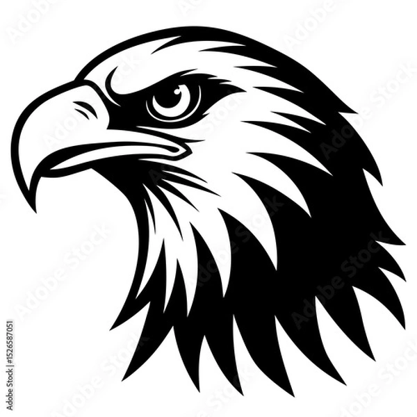 Obraz eagle head vector illustration