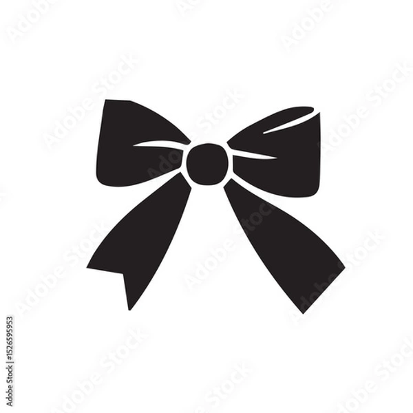 Fototapeta bow isolated on white background