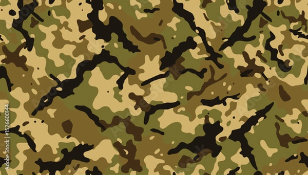 Obraz seamless camouflage pattern