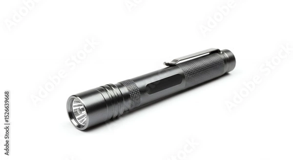 Fototapeta Gray handheld flashlight product image