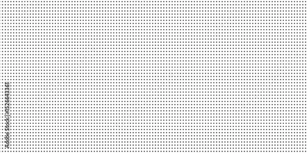 Fototapeta Background with monochrome dotted texture. Polka dot pattern template.