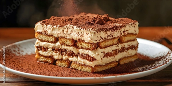 Obraz Tiramisu Delight, ai generated.