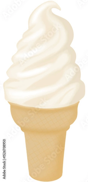 Obraz vanilla ice cream