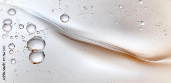 Obraz Abstract Liquid Bubbles and Fluid Patterns