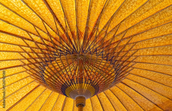 Obraz asian umbrella detail handmade decorated close up