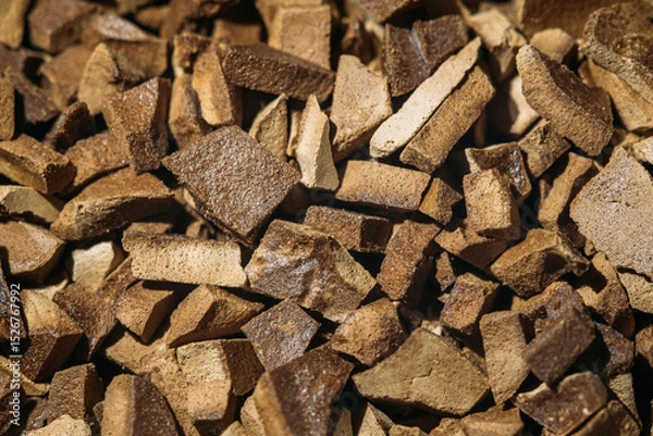 Obraz Freeze-Dried Instant Coffee Texture Macro