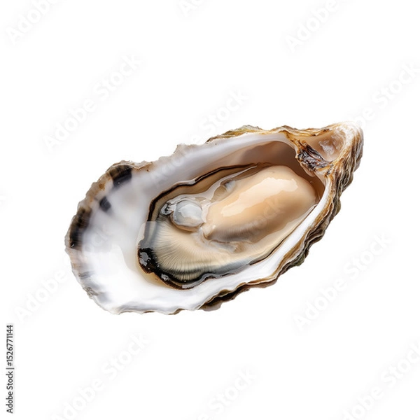 Obraz Harvesting fresh oysters coastal shoreline food photography natural setting close-up view culinary delight