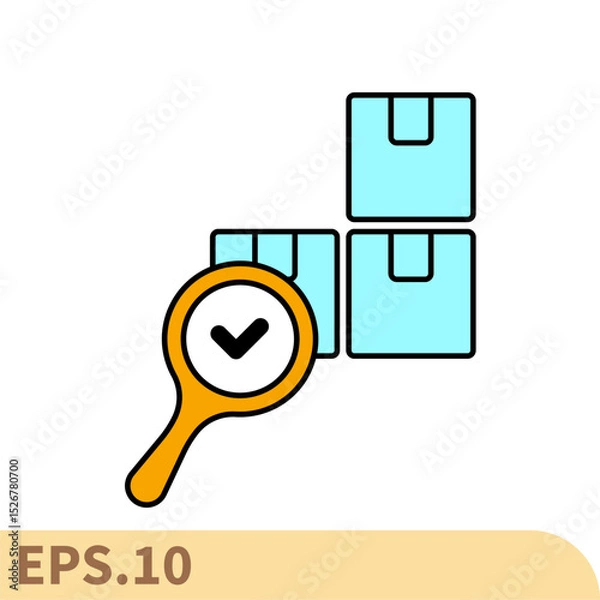 Obraz quality control icons  symbol vector elements for infographic web