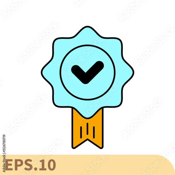 Obraz quality icons  symbol vector elements for infographic web
