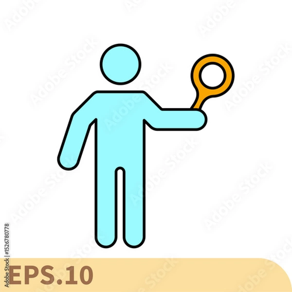 Obraz inspection icons  symbol vector elements for infographic web