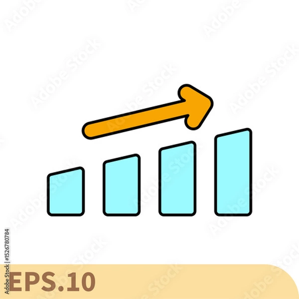 Obraz improve icons  symbol vector elements for infographic web