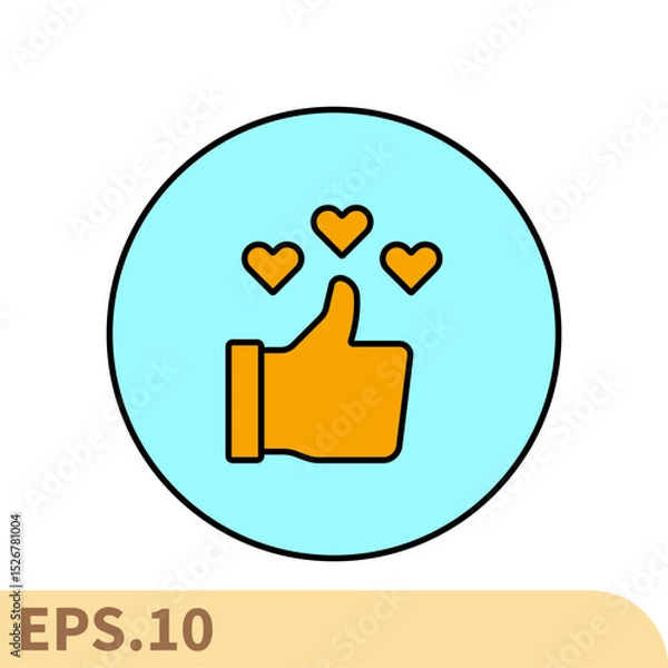 Obraz satisfaction icons  symbol vector elements for infographic web