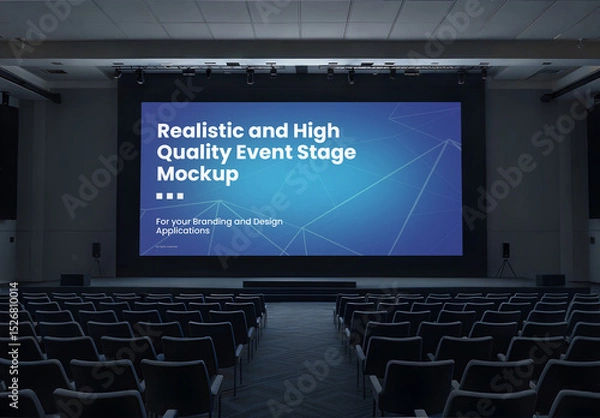 Fototapeta Event Stage Mockup 30