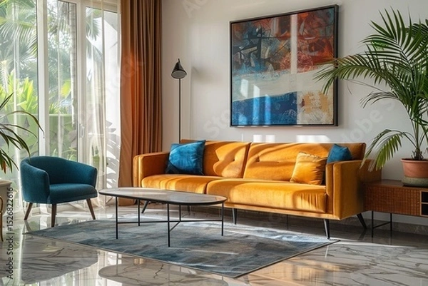 Fototapeta modern living room