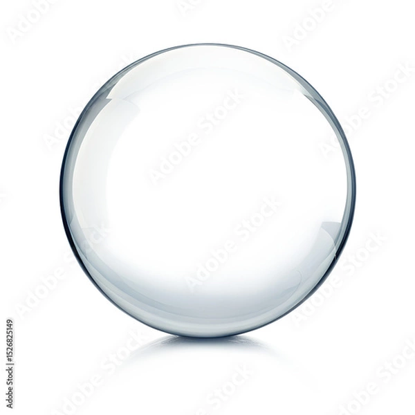 Obraz 3d glass bubble ball image