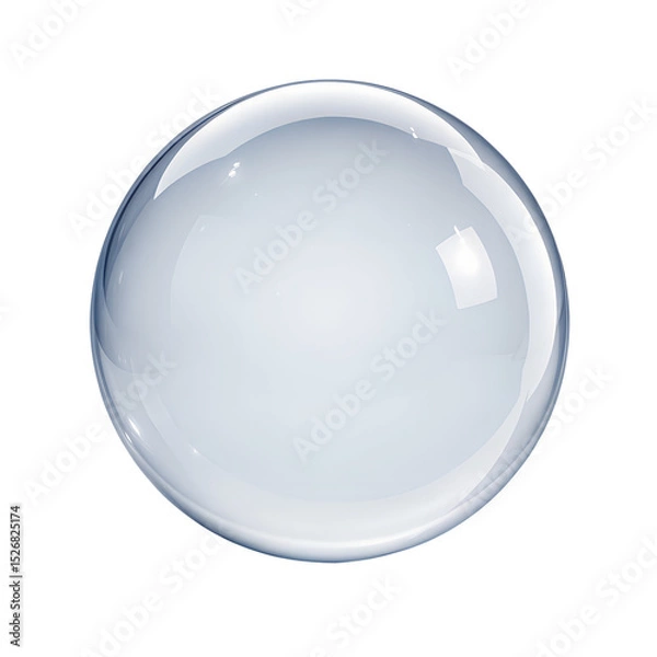 Obraz 3d glass bubble ball image