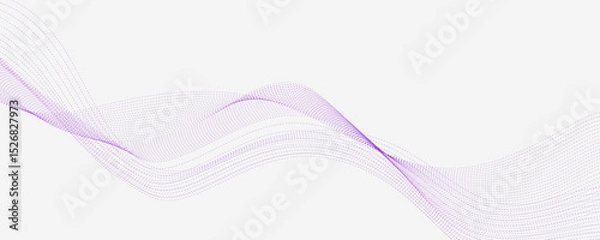 Fototapeta abstract purple wave background.