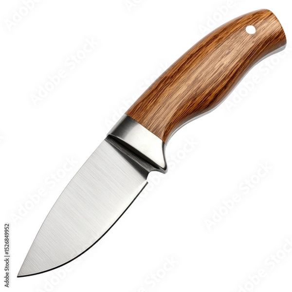 Obraz Modern Knife Design with Wooden Handle