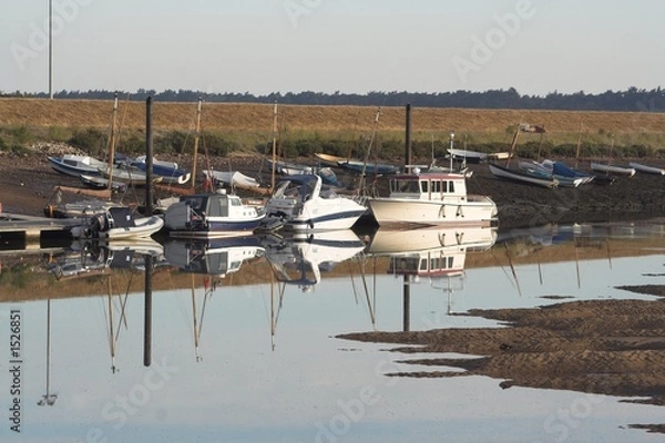 Obraz boats at low tide