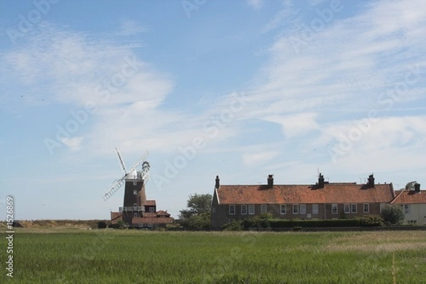 Fototapeta windmill at cley