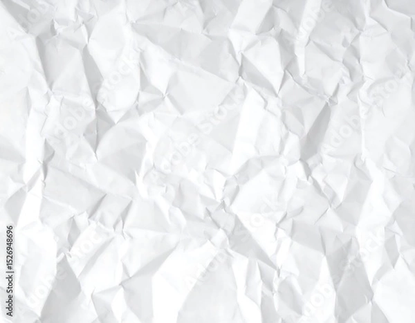 Obraz Crumpled white paper texture (3)