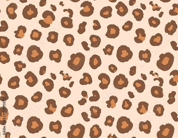 Fototapeta Pastel leopard print background