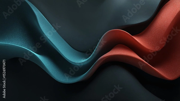 Fototapeta Flowing Gradients Abstract Color Background