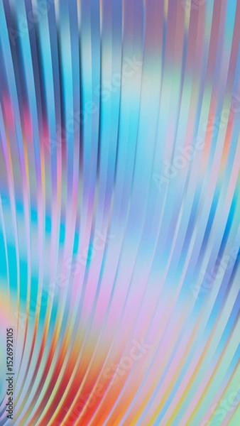 Fototapeta Abstract retro neon background. Vintage rainbow Abstract background. 3d rendering illustration not AI 