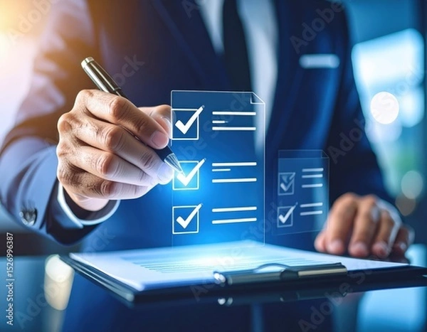 Obraz Digital Checklists for Efficient Business Management and Success