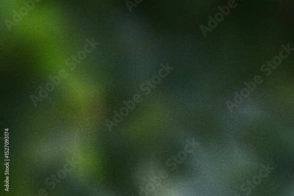Fototapeta 黒と緑のグラデーション。ぼんやりと霞む。