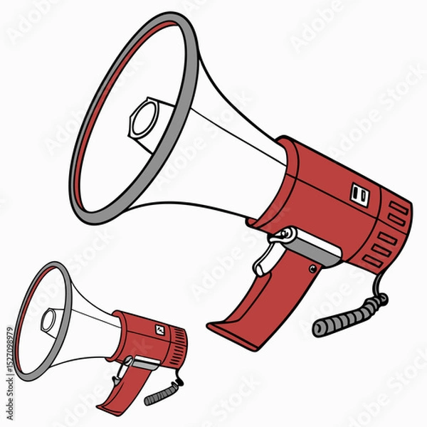 Obraz megaphone icon vector illustration