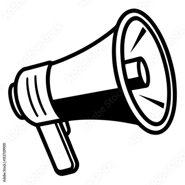 Obraz megaphone vector illustration