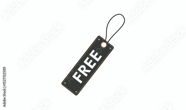 Obraz Free label tag for use.