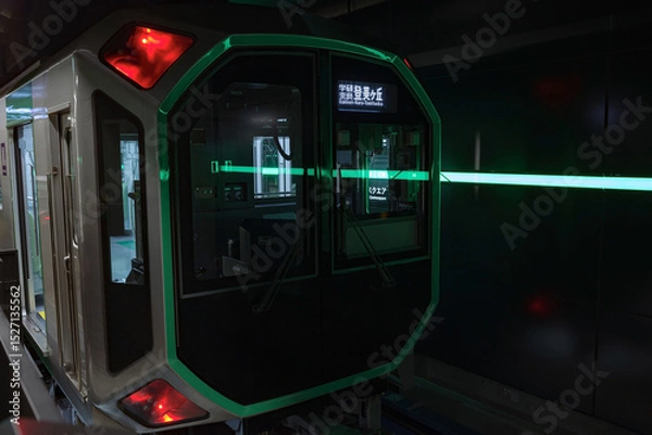 Obraz Osaka Metro、中央線夢洲駅に停車する４００系電車