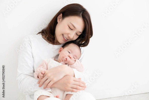 Fototapeta お母さんと赤ちゃん