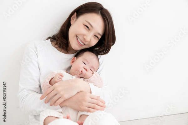 Fototapeta お母さんと赤ちゃん