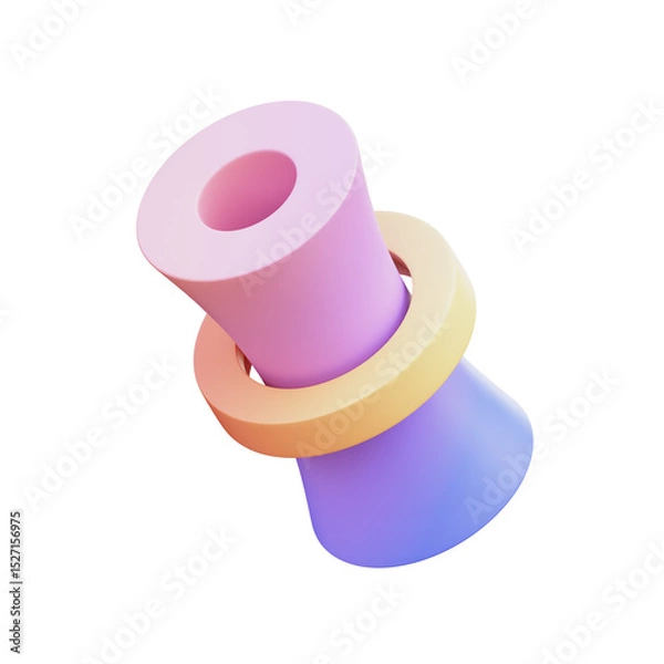 Obraz Gradient Abstract Shape