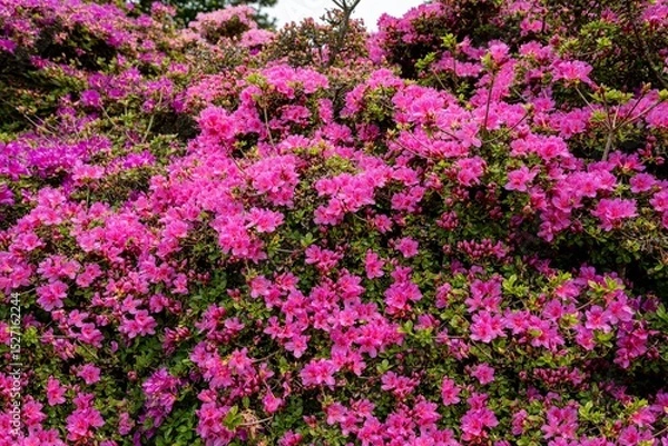 Fototapeta 万年山のミヤマキリシマ