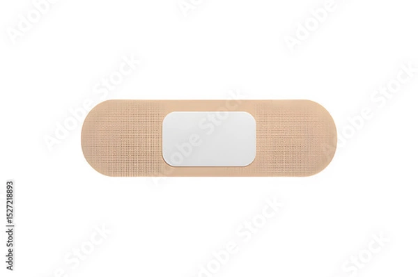 Fototapeta Bandaid bandage isolated transparent background png. Generated with AI

