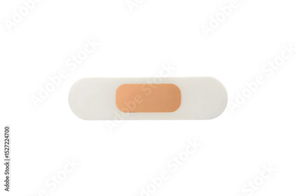 Fototapeta Bandaid bandage isolated transparent background png. Generated with AI
