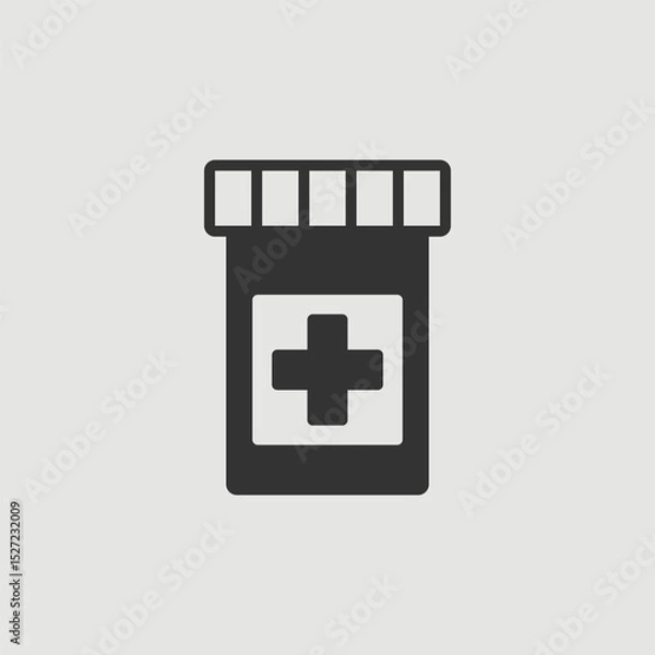 Obraz Vector Simple Isolated Medicine Icon