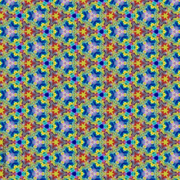 Fototapeta very elegant and beautiful multicolor abstract seamless pattern